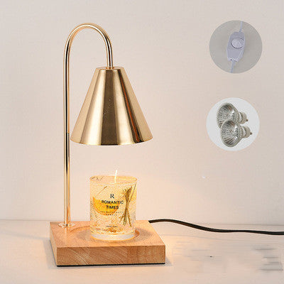 Lampe à cire fondante d'aromathérapie, bougie chandelier à huile essentielle