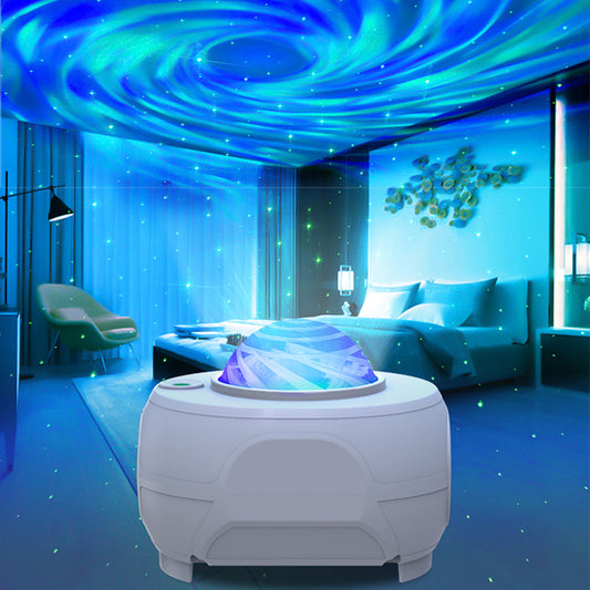 Lampe d'ambiance laser Swirl Moon Full Star