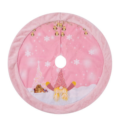 Cross-border New Christmas Tree Skirt With Light Decorations