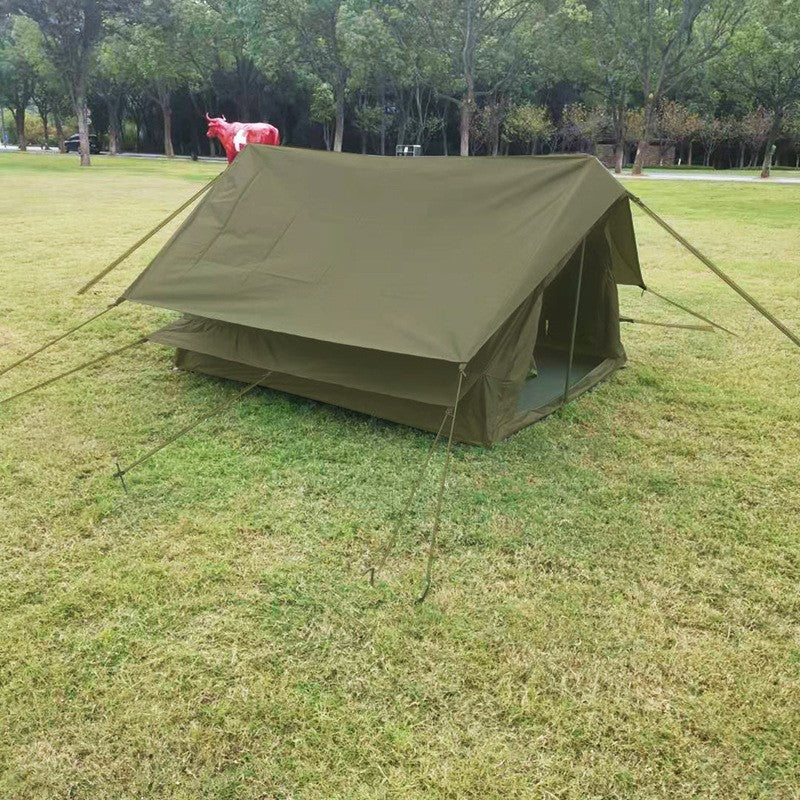 Tienda de campaña retro de tela Oxford para acampar al aire libre