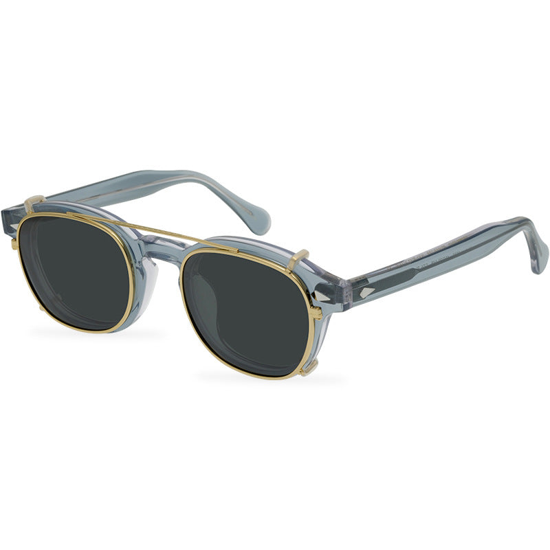 Classic American Vintage Clip Sunglasses