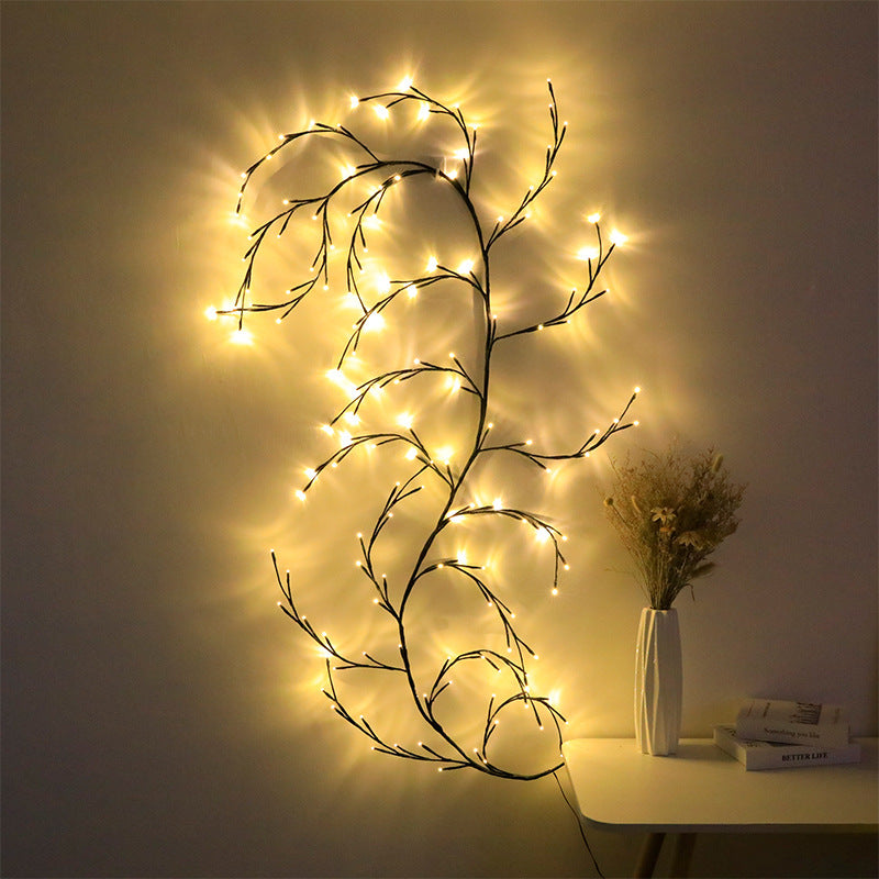 LED Light String Arrangement Colored Light Rattan Room Decorative Light