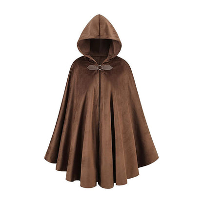 Halloween Medieval Deer Suede Cape