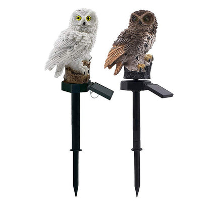 Vente chaude hibou lumière solaire avec LED solaire extérieur lumière solaire lampe solaire lumière de jardin solaire