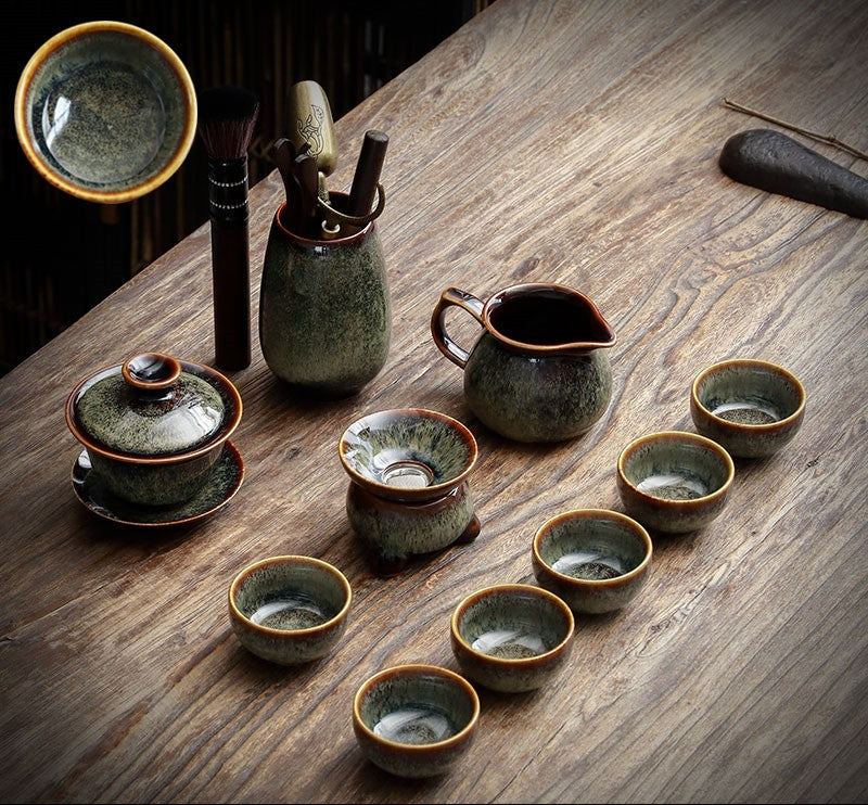 Visitantes de oficina cubierta de tetera tazón taza de té suministros de taza de té