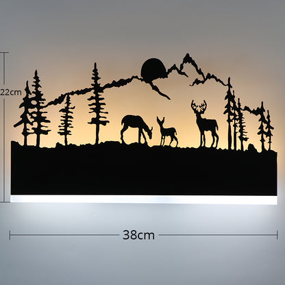 Lámpara de pared LED de acrílico