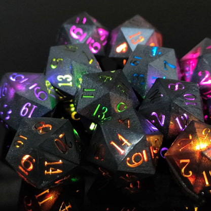 Colorful Multi-sided Electronic Toy Luminous Dice