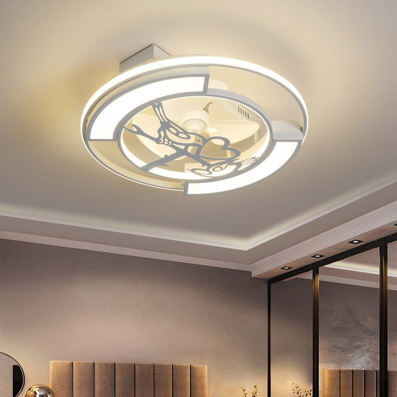 Ceiling Fan Light Thin Living Room Bedroom