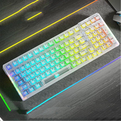 Wireless Bluetooth Mechanical Keyboard Tri-mode Game Hot-swappable