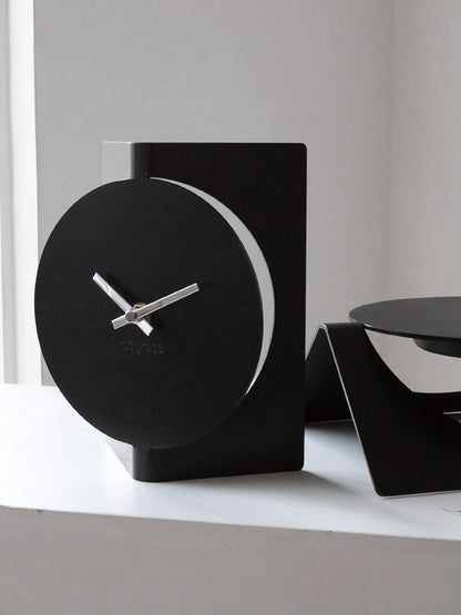 Reloj de Mesa Reloj Silencioso Estilo Bauhaus Piezas de Péndulo Verticales Decorativas