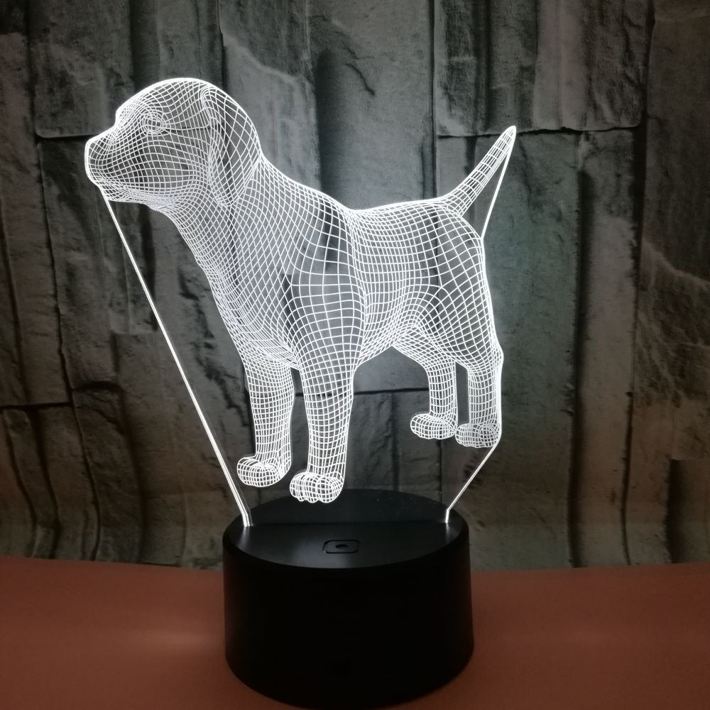 Lampe d'ambiance éclairage de sommeil chien USB