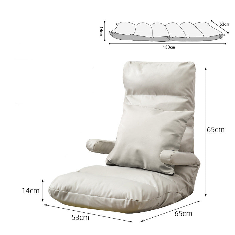 Coussin pliant domestique simple de couleur unie