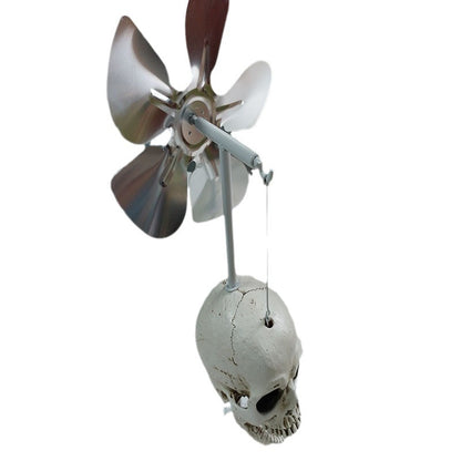 Halloween Day Of The Dead Windmill Rotating Skull Crafts