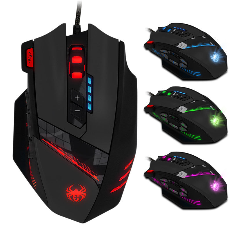 Souris de jeu fiable et fiable Zelotes C-12 programmable B