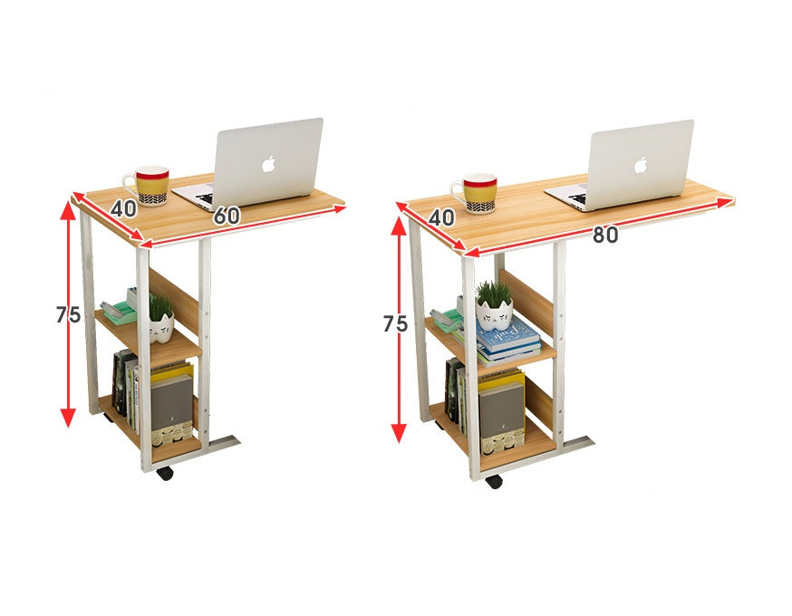 Table de chevet portable pour ordinateur portable, table paresseuse