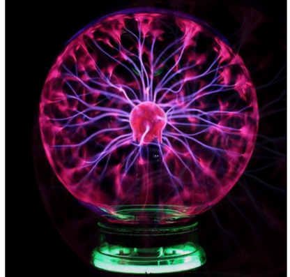 Plasma Lightning Ball Electronic Magic Light Electrostatic Induction Ball Magic Ball With Music 4 Inch 5 Inch  6 Inch