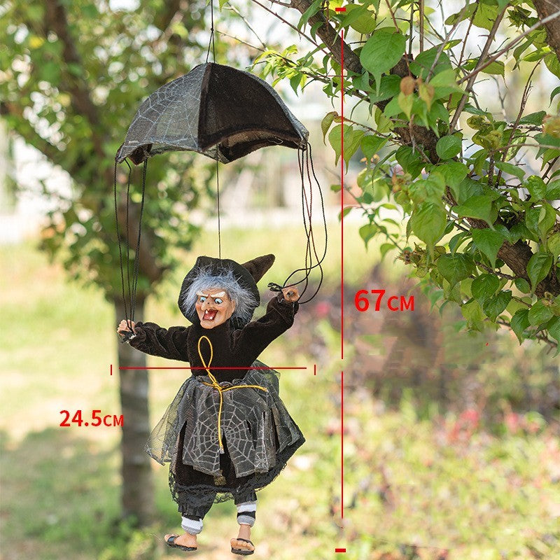 Halloween Electric Glowing Witch Door Hanging Toy