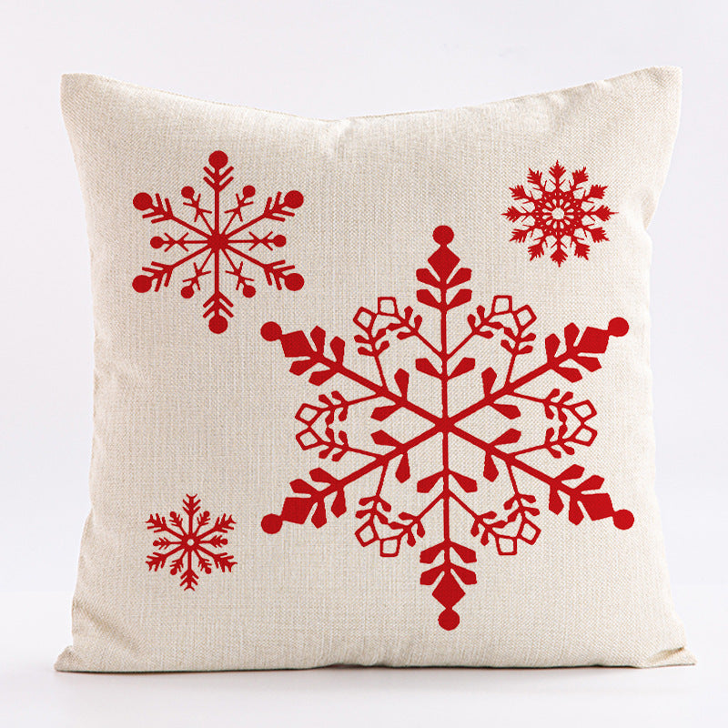 Home Fashion Simple Christmas Pillow Cover