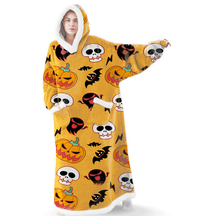 Accueil Pyjama couverture paresseux d'Halloween