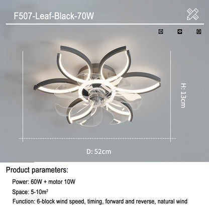 Light Luxury Household Intelligent Suction Fan Lamp