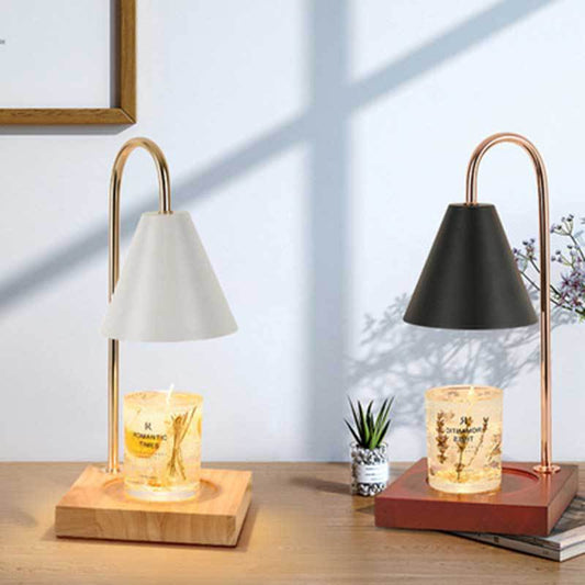 Lampe à cire fondante d'aromathérapie, bougie chandelier à huile essentielle