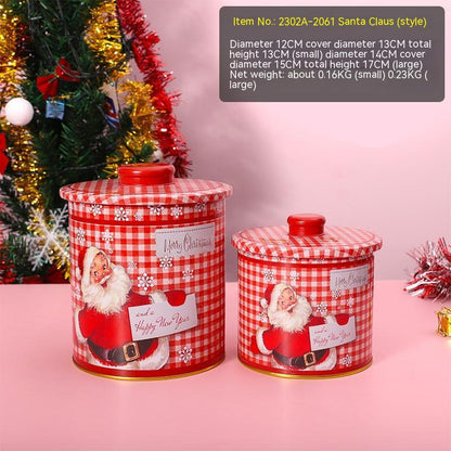 Home Fashion Simple Christmas Printing Storage Box Two-piece Set