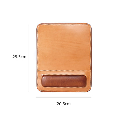 Head Layer Cow Leather Mouse Pad 7mm Thick