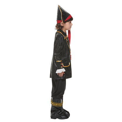 Ropa de cosplay de piratas para niños para Halloween y carnaval