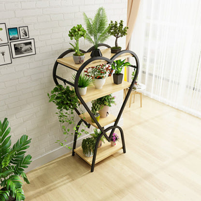 Indoor Living Room Balcony Decorative Creative Heart-shaped Multi-layered Flower Shelves