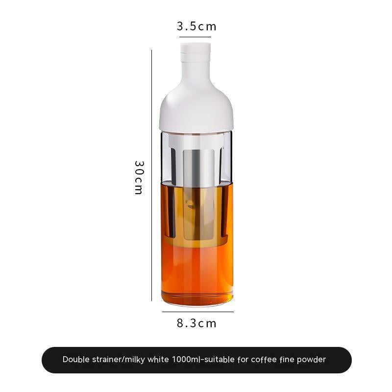 Gotero frío para el hogar, té de frutas, botella de extracción en frío, aparato de café por goteo de hielo