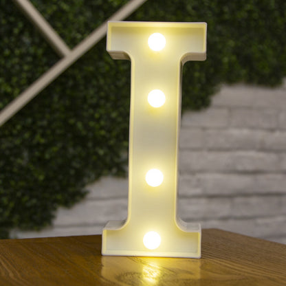 26 Letters White LED Night Light Marquee Sign Alphabet Lamp