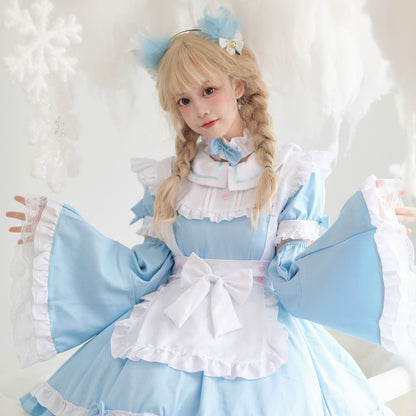 Halloween COS Plus Size Maid Costume Costume Removable Sleeve