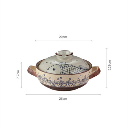 Household Japanese Casserole Claypot Rice Dedicated Ceramic Pot