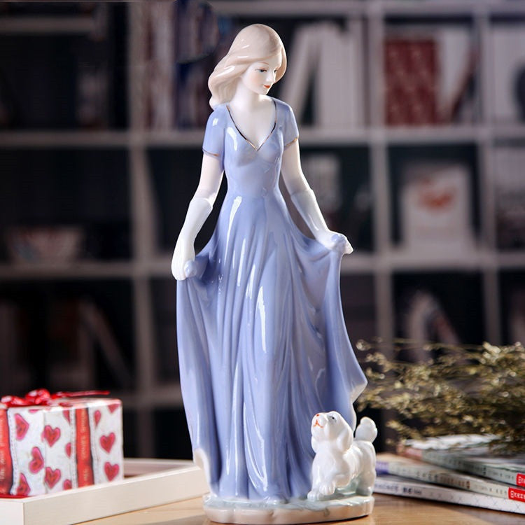 Ceramic Doll Modern Home Decoration Handicraft