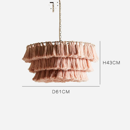 Designer's Creative And Personalized Woven Chandelier