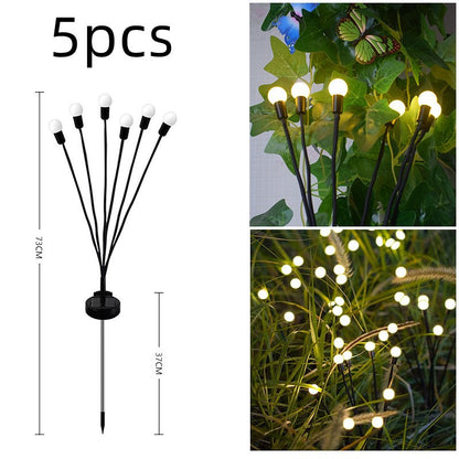 Lámpara enchufable de tierra LED neumática Firefly