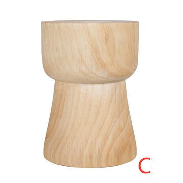 Nordic Homestay Log Stool Decoration Tea Table