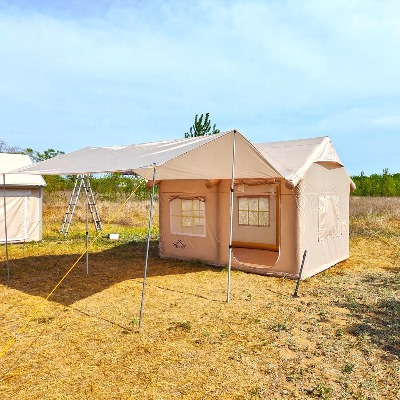 Las tiendas de campaña inflables plegables al aire libre se pueden construir libremente en la naturaleza