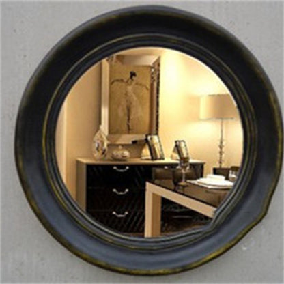 Miroir de maquillage d'entrée rond décoratif moderne chinois