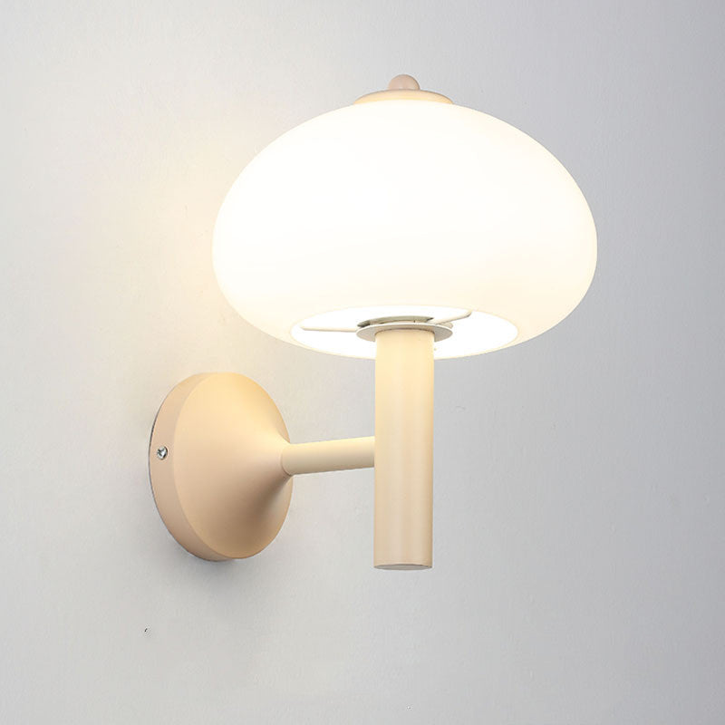 Small Mushroom Wall Lamp Retro Decor Living Room Bedroom Bedside