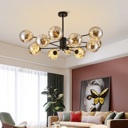 Star Magic Bean Glass Chandelier