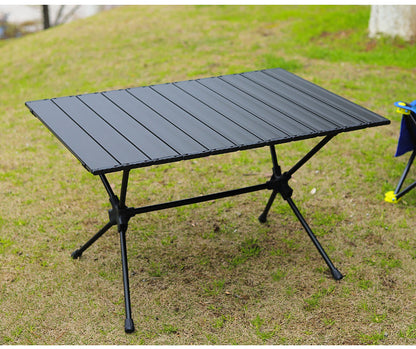 Table pliante de Camping en alliage d'aluminium, légère, pour pique-nique, barbecue, Portable, bureau de fête sur la plage