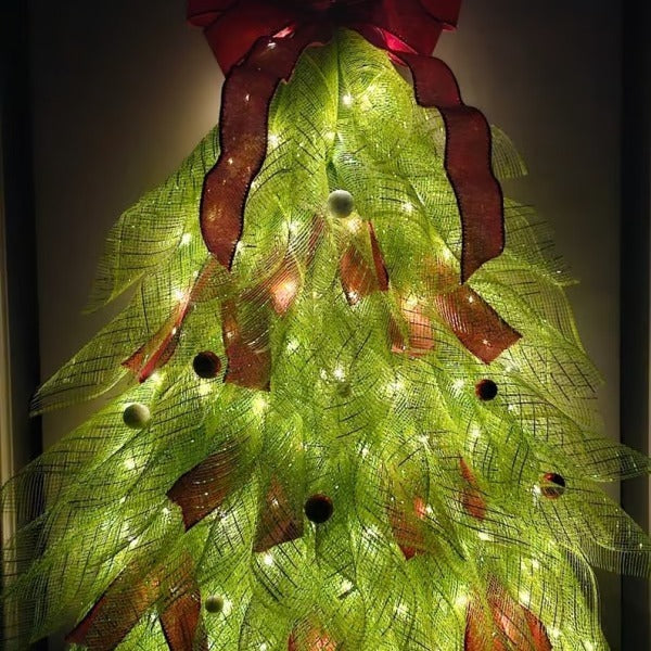 Guirnalda de Navidad hecha a mano para decorar el árbol de Navidad