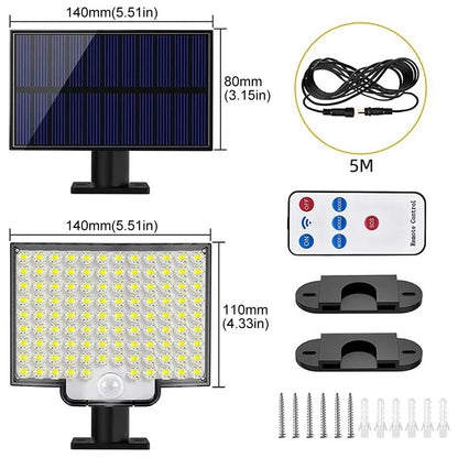 106led Lawn Solar Wall Lamp