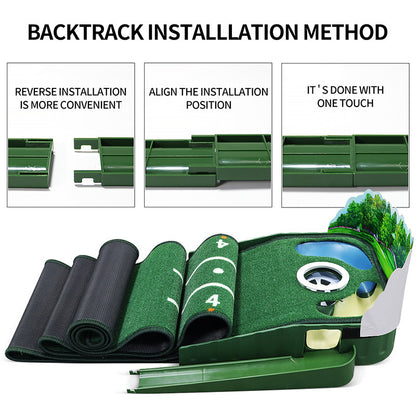 Manta de práctica de putter de golf para interiores