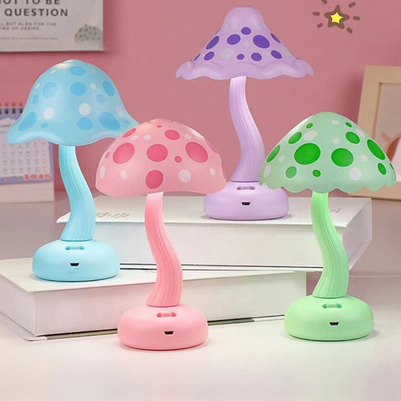 Accessoires de lampe de Table en forme de champignon mignon, créatifs