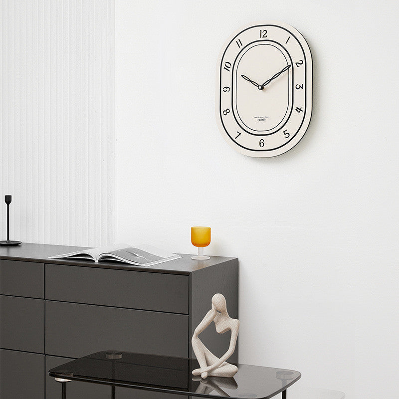 Horloge décorative sans poinçon pour le salon domestique