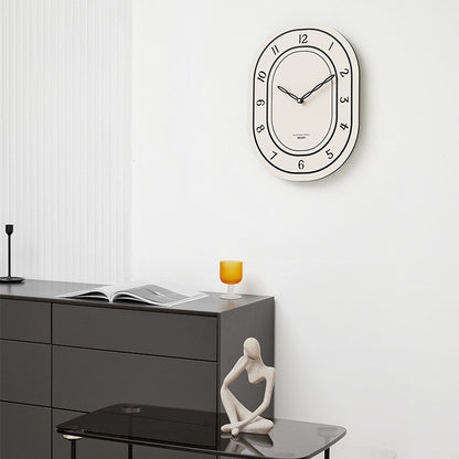 No-punch Decorative Clock For Domestic Living Room