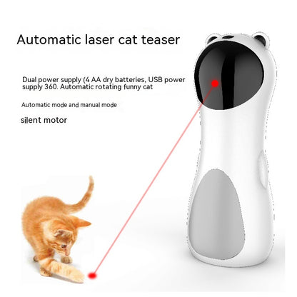 Jouet intelligent Teaser laser automatique pour chat Little Bear