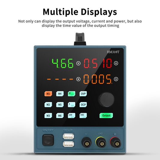 DC Regulated Power Supply Adjustable Programmable Digital Display